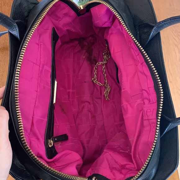 BOTKIER black leather tote bag purse with crossbody strap✨ - Picture 9 of 9